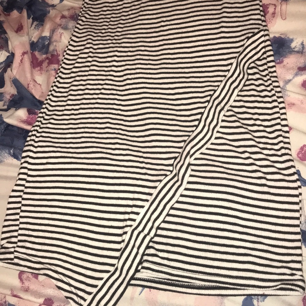 Sripped dress
